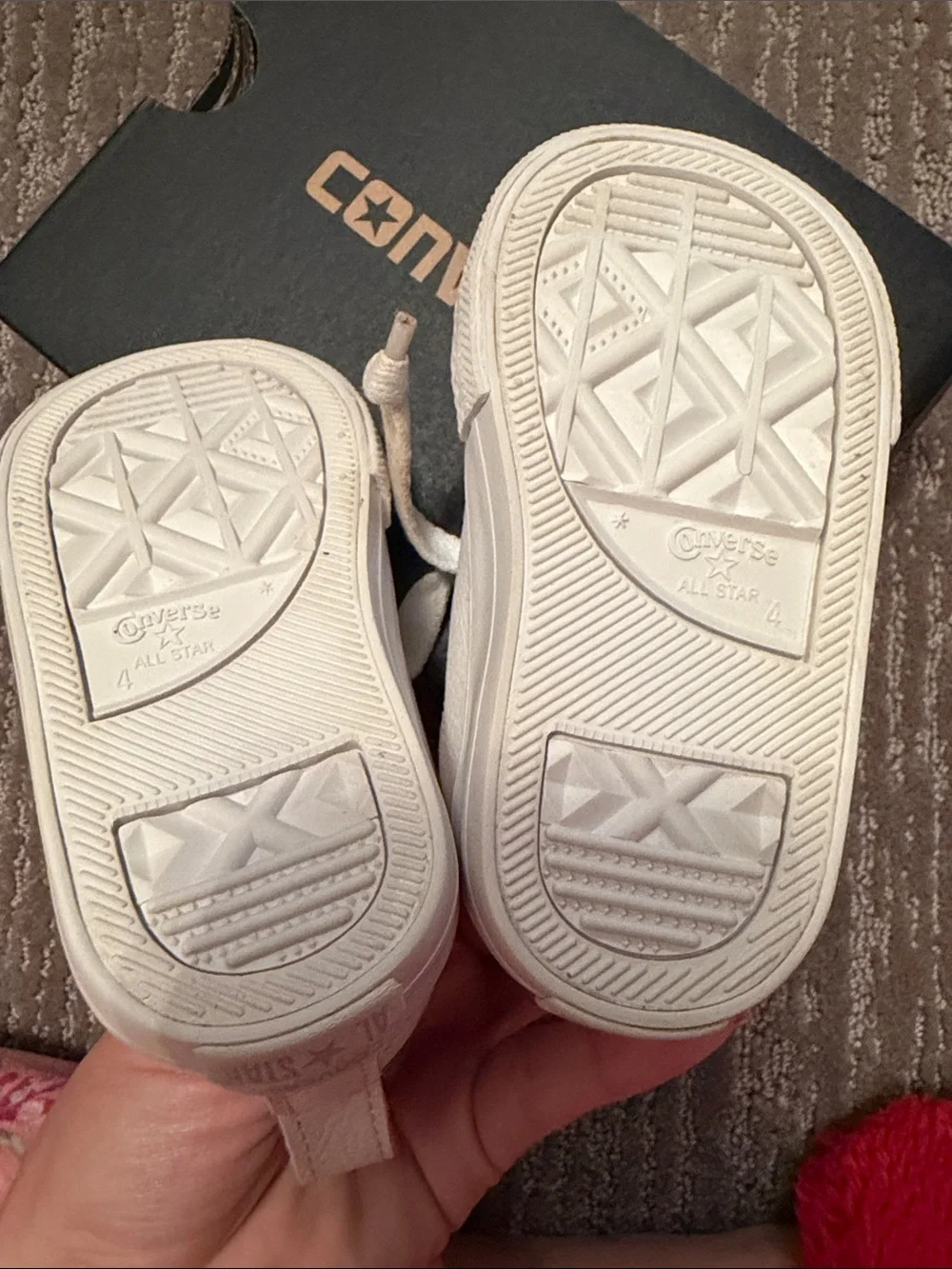 Converse Toddler White Canvas Low-Top Sneakers